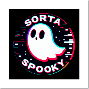 Sorta Spooky 3d Glitch Posters and Art